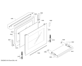 Схема №6 HBA78B720 с изображением Панель управления для плиты (духовки) Bosch 00671105
