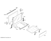 Схема №6 CH755321IL с изображением Фронтальное стекло для плиты (духовки) Bosch 00711379