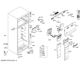 Схема №4 KDN36A03 с изображением Дверь морозильной камеры для холодильной камеры Bosch 00247630