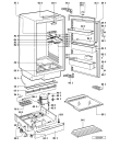 Схема №1 RSP 1606 EX/0 с изображением Дверка для холодильной камеры Whirlpool 481244028441