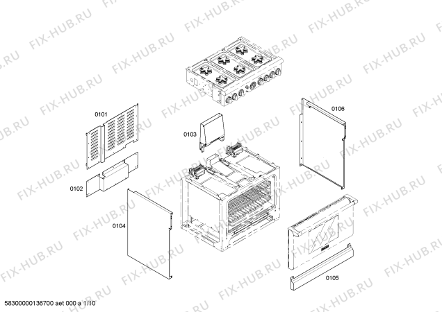 Схема №9 PRG364EDG с изображением Кабель для духового шкафа Bosch 00643521