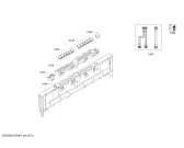 Схема №7 S51N66X0EU с изображением Передняя панель для посудомойки Bosch 00791521