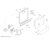 Схема №6 SMI40D65EU AquaStop с изображением Панель управления для посудомоечной машины Bosch 00741111