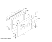 Схема №6 HB33GU530 с изображением Фронтальное стекло для плиты (духовки) Siemens 00680735