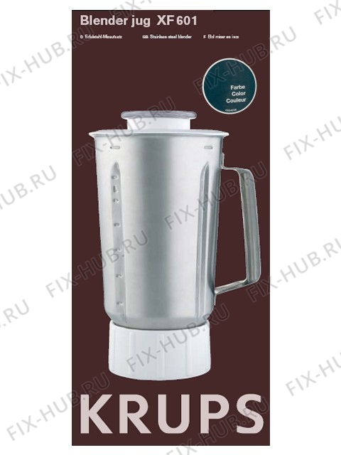 Большое фото - Чаша для кухонного измельчителя Krups XF601701 в гипермаркете Fix-Hub