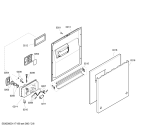 Схема №6 SGS53C12UK с изображением Передняя панель для посудомойки Bosch 00449682