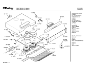 Схема №1 3BH719N с изображением Корпус для электровытяжки Bosch 00215488