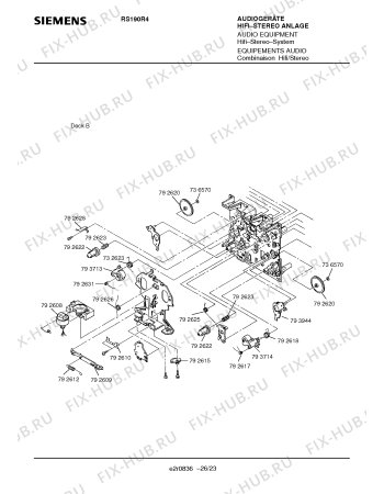 Схема №25 RS190R4 с изображением Сопротивление для аудиоаппаратуры Siemens 00792542