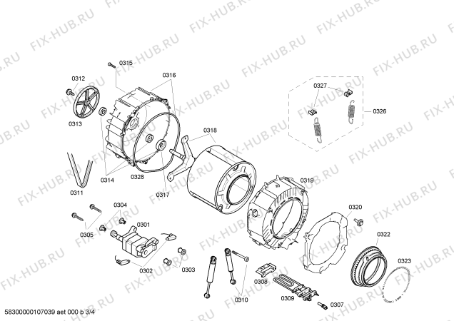 Схема №4 WFX3250DN Maxx Advantage WFX3250 с изображением Панель управления для стиралки Bosch 00443170