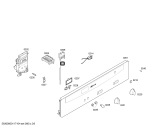 Схема №6 B1142N0GB с изображением Панель управления для электропечи Bosch 00449231