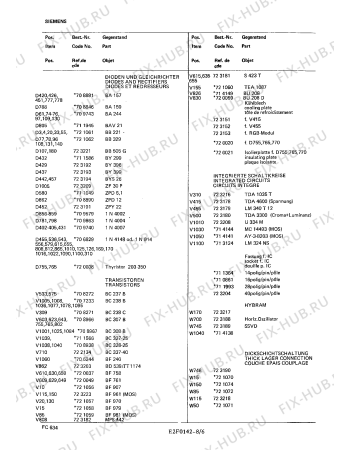 Взрыв-схема телевизора Siemens FC6342 - Схема узла 06
