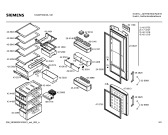 Схема №3 KG36P320GB с изображением Дверь для холодильника Siemens 00240647