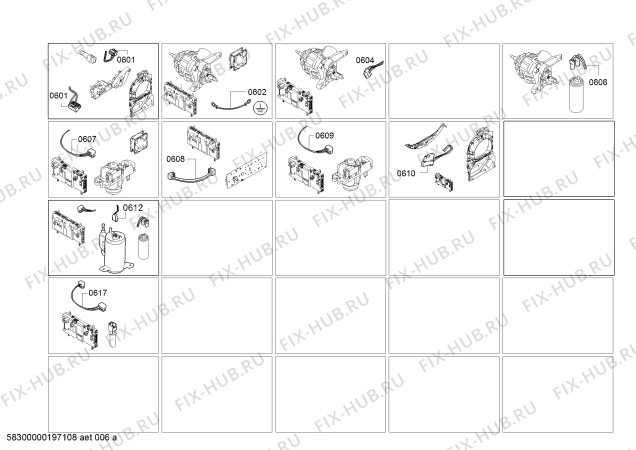 Взрыв-схема сушильной машины Bosch WTH8520STR - Схема узла 06