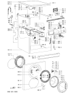 Схема №2 AWO/D 9361 с изображением Модуль (плата) для стиральной машины Whirlpool 481221470434