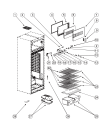 Схема №4 SD167 (F050041) с изображением Декоративная панель для холодильной камеры Indesit C00256941