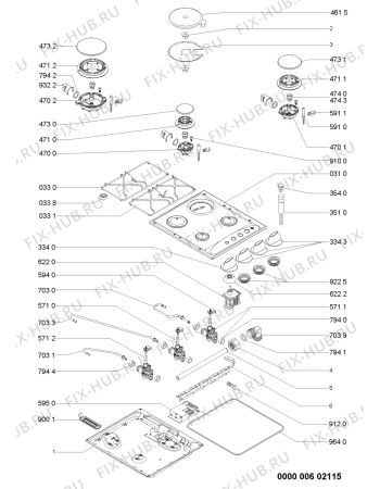 Схема №1 AKM 201/TF с изображением Переключатель для духового шкафа Whirlpool 480121101081