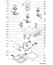 Схема №1 TMZ 3304-1SW с изображением Труба для плиты (духовки) Whirlpool 481953048686