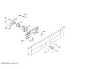 Схема №7 B85H64N0MC с изображением Панель управления для духового шкафа Bosch 00671142