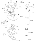 Схема №1 8490D-M с изображением Микромодуль для вытяжки Aeg 50253697002