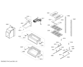 Схема №6 RF463703 с изображением Дверь для холодильной камеры Bosch 00713204