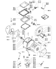 Схема №2 AWE5213 с изображением Запчасть для стиральной машины Whirlpool 488000519673
