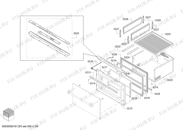Схема №5 T24UR800DP с изображением Монтажный набор для плиты (духовки) Bosch 12012716
