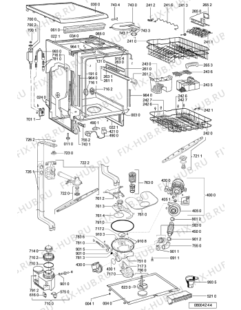 Схема №2 ADP 6830/5 IXM с изображением Панель для посудомоечной машины Whirlpool 481245372961