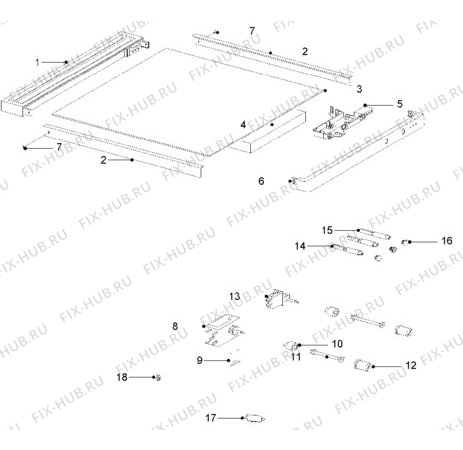 Взрыв-схема холодильника Electrolux EU6044T - Схема узла Electrical equipment 268