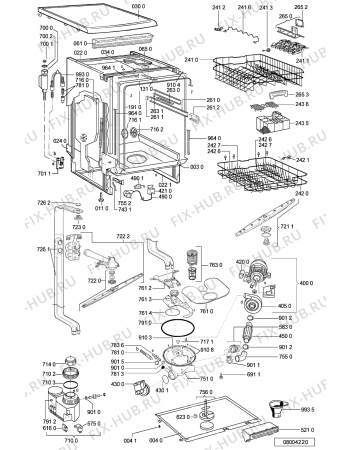 Схема №2 GSFP 2924 WS с изображением Микромодуль для посудомойки Whirlpool 481221479562