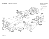Схема №2 BHS2233 с изображением Верхняя часть корпуса для мини-пылесоса Bosch 00287849