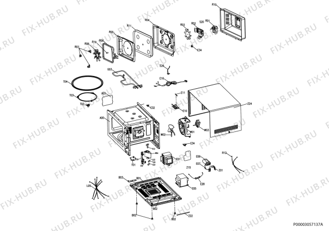 Схема №1 ZMF32E8S с изображением Замок для микроволновки Electrolux 4055194411