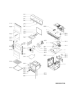 Схема №1 AKP286/IX/03 с изображением Клавиша для духового шкафа Whirlpool 481241279087