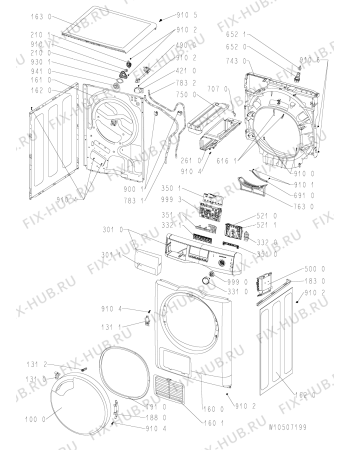 Схема №2 TK PLATINIUM 82A GBW с изображением Микромодуль для стиральной машины Whirlpool 481010523704