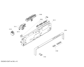 Схема №6 SGVATN4 с изображением Рамка для электропосудомоечной машины Bosch 00665269