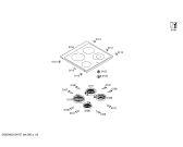 Схема №5 PHCB595520 с изображением Стеклокерамика для плиты (духовки) Bosch 00710431