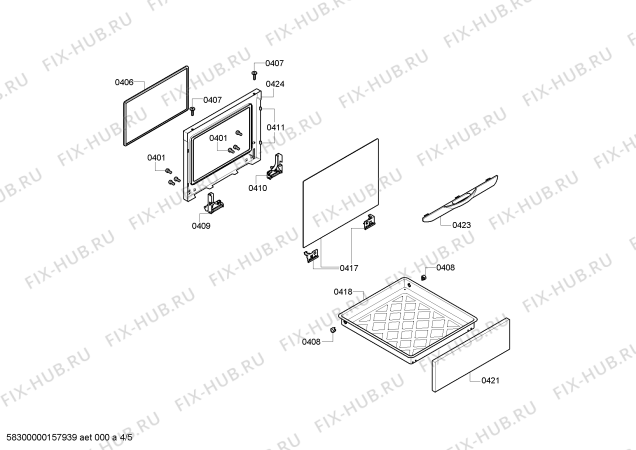 Схема №4 P1HSB21322 с изображением Ручка конфорки для электропечи Bosch 00623666