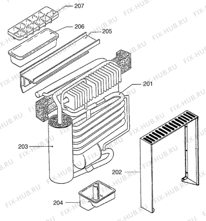 Взрыв-схема холодильника Unknown EA3120 - Схема узла C20 Cold, User manual E