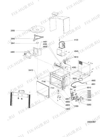 Схема №1 MO100 с изображением Дверца для микроволновки Whirlpool 480120100598