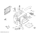 Схема №6 HSV744268N с изображением Решетка для духового шкафа Bosch 00643258