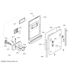 Схема №5 SRI45T05EU с изображением Вкладыш в панель для посудомойки Bosch 00441121