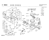 Схема №5 0730100632 SMS710035 с изображением Панель для электропосудомоечной машины Bosch 00117383