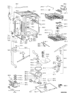 Схема №2 ADG 7665/1 с изображением Блок управления для посудомойки Whirlpool 480140102786