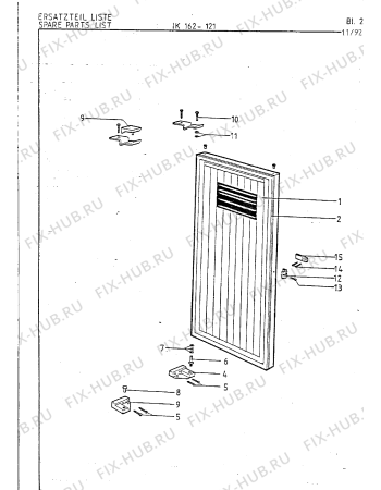 Взрыв-схема холодильника Gaggenau IK162121 - Схема узла 03