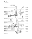 Схема №1 DKA247(0) с изображением Запчасть для электрошинковки Moulinex MS-0672587