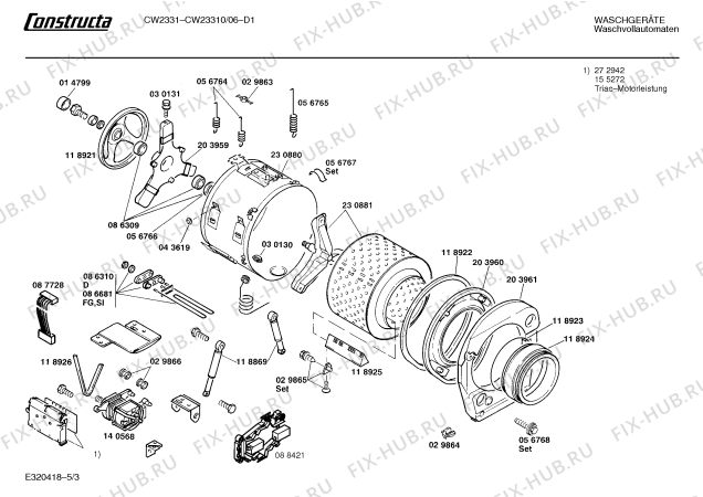 Схема №5 CC18801 Contura с изображением Кронштейн для стиралки Bosch 00087141