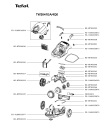 Схема №2 TW2641EA/4Q0 с изображением Покрытие для электропылесоса Tefal FS-9100034584