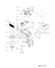 Схема №1 MWI 4343 WH с изображением Дверка для микроволновой печи Whirlpool 481011111603