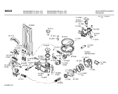 Схема №6 SGU55M42EP с изображением Крепеж для посудомоечной машины Bosch 00170815