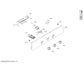 Схема №5 HBN311E4 с изображением Панель управления для духового шкафа Bosch 00749443