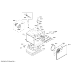 Схема №8 B47FS32H0 с изображением Профильная рейка для духового шкафа Bosch 11025747